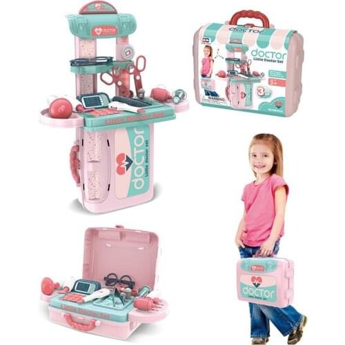 Kids Pretend Play Simulation Toys with Suitcase Brain Toy for Children Role Play Educational Toys