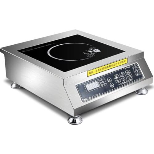 4200W Induction Cooker Flat Commercial Cooking Machine Hot Pot Fry Soup Cooking Stove Induction Cooker