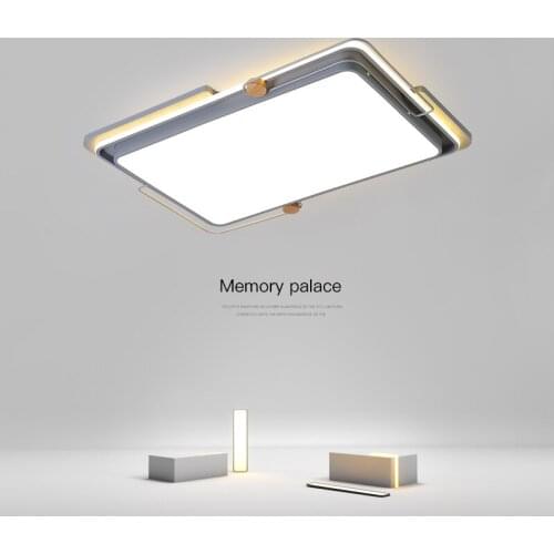 Round/Square/Rectangle Shape Indoor Chandelier Lighting Nordic-style Metal Lampshade Fashion Lamps for Living Room Bedroom