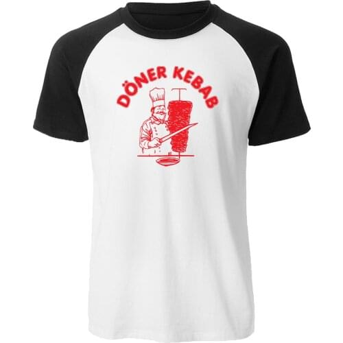 Doner Kebab Raglan Short Sleeve Men T Shirts Funny Tee Shirt Newest Tops Hot Summer Casual Hip Hop T-Shirts Mens Brand T-Shirt