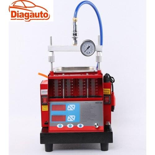 New Design petrol fuel injector cleaner Auto Ultrasonic cleaning Machine Fuel Injector tester and Cleaner MST-30 four 4 Cylinder