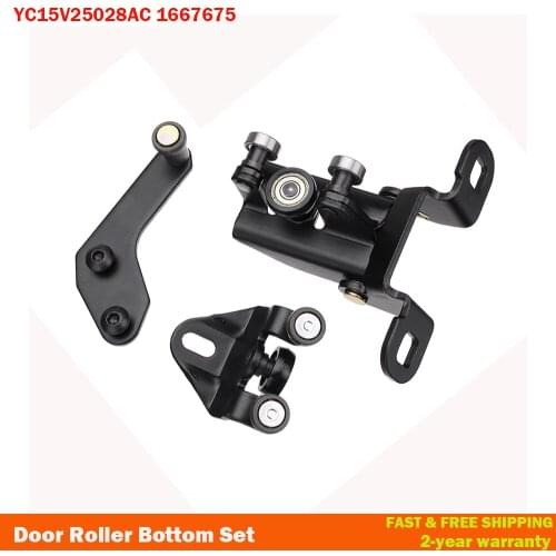 Sliding Door Roller Hinge Top Middle Lower Bottom Set Left/Right For Ford Transit MK6 MK7 1667675 1639910 1705694 YC15V25028AC