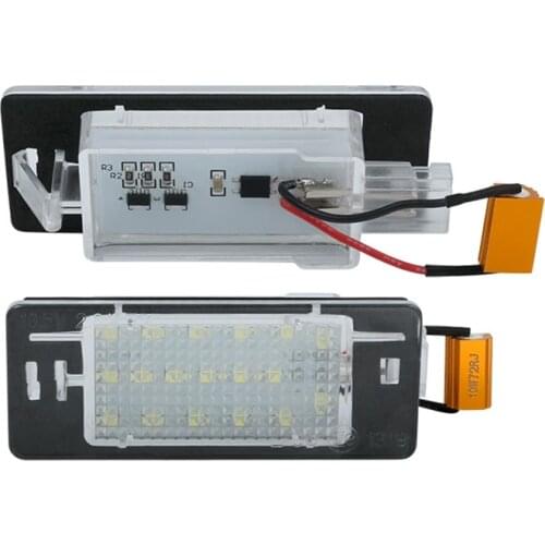 2Pcs LED Car License Plate Light Number Lights For Opel Vectra C Estate 02-08/Insigna Sports Tourer/Astra J Sports Tourerwagon