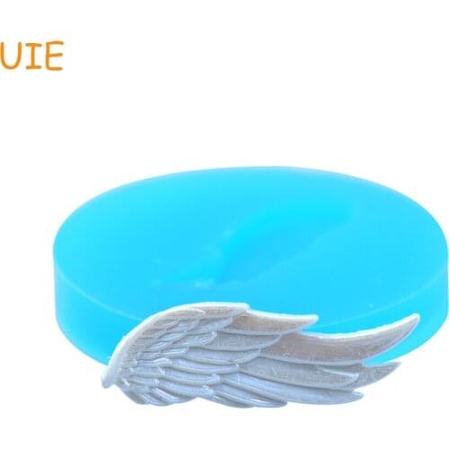 PYL184U 28.2mm Angel Wing Flexible Silicone Mold - Cupcake Topper, Fondant Craft, Scrapbooking, Jewelry, Resin, Clay, Gum Paste