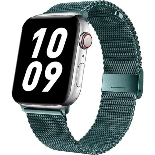 Strap For watch Band 44mm 40mm 38mm 42mm 44 mm Accessorie Magnetic Loop Metal smartwatch bracelet iWatch serie 3 4 5 6 se