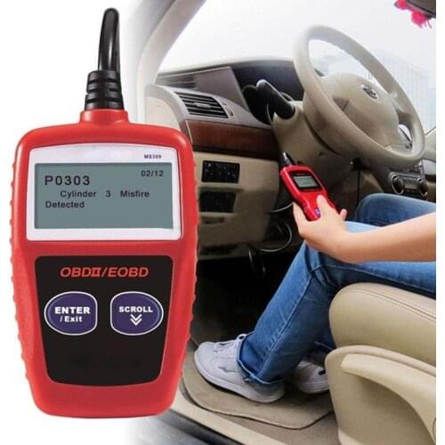 MS309 OBD2 Scanner Multi-languages Automotive Scanner Engine Diagnostic Tool ODB 2 EOBD MS309 Car Detection Diagnostic Scan Tool
