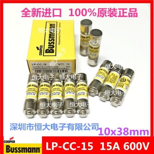 BUSSMANN LP-CC-15 LP-CC-20 LP-CC-25 LP-CC-30 10*38 600V