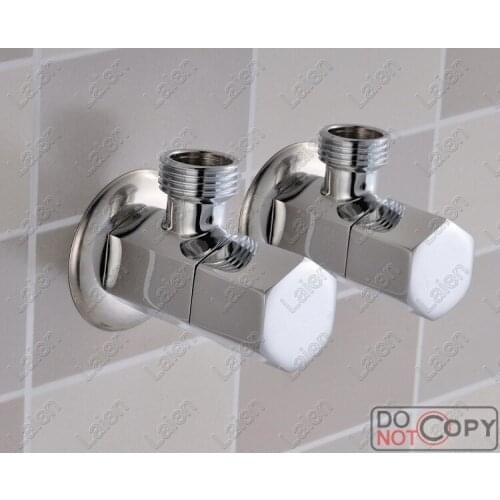 All copper hexagon angle valve full copper hot and cold water valve sealing valve closing common valve thickening explosion