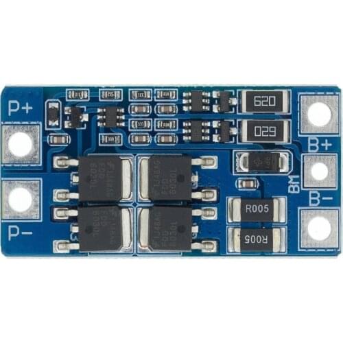 1PCS 2S 10A 7.4V 18650 lithium battery protection board 8.4V balanced function/overcharged protection