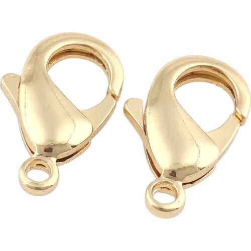 20PCS Gold Lobster Clips Clasp Hook 3mm keychain For DIY Necklace Bracelet Jewelry Findings Making Accessories Homework