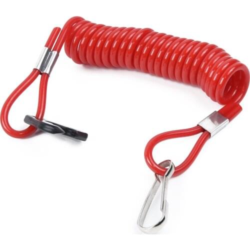 2Pcs Key Floating Safety Ropes Lanyard Durable TPU+PVC Red High Quality Useful