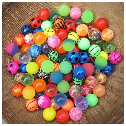 200pcs April Du Brand 25mm bouncing ball Rubber Solid Floating Ball Kids funny toy