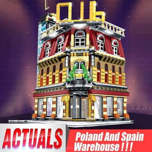 The SD6991 NightClub 5 in 1 Set USB Led Light Streetview Compatible 15002 Toy Building Blocks Bricks Kid Christmas Gifts