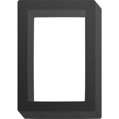 9.5 x 6.7in Black LCD Gasket Protection from Resin Spill with Non-dust Cloths Compatible for 8.9 Inch Resin 3D Printer Screen
