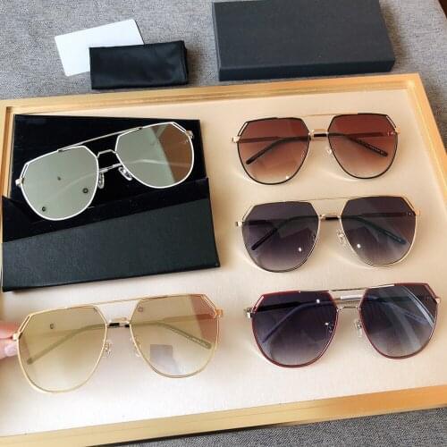 Brand Designer Womens Sunglasses Summer Classic Pilot Women Glasses Vintage Metal Eyeglasses Fashion Mirror Womens Glasses