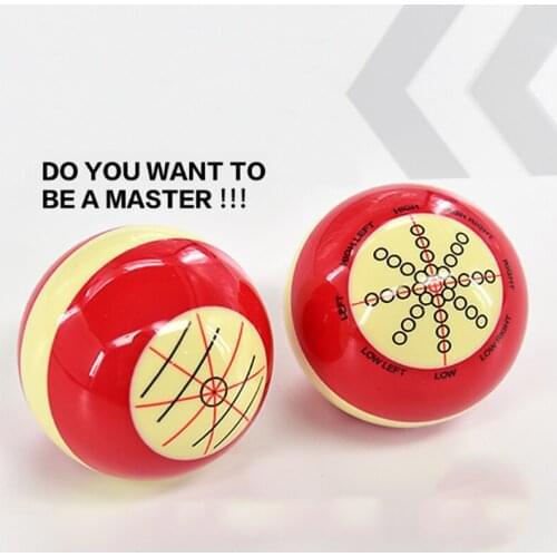 One Piece Billiard Practice Ball artifact! Training Cue Ball Chinese Black 8 Nine Ball Special Coach Billiard Supplies