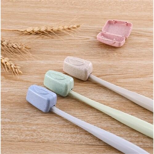4Pcs Practical Tooth Brush Cover Holder Toothbrush Headgear Durable Travel Hiking Camping Brush Cap Case Hygiene Care Tools