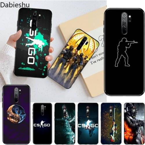 Counter Strike cs go Game Black TPU Soft Phone Case for Redmi Note 9 8 8T 8A 7 6 6A Go Pro Max Redmi 9 K20 K30 Pro