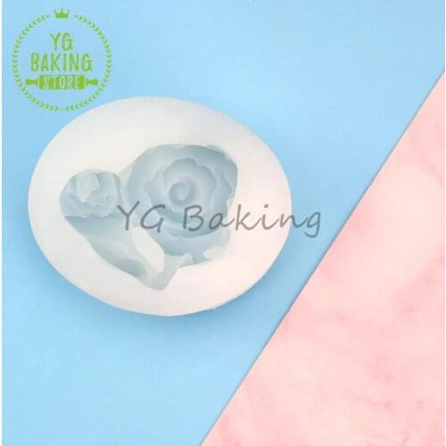 Dorica Flower Rose Silicone Mold Diy Chocolate Soap Mould Fondant Cake Decorating Kitchen Tools Bakeware Mousse Cake Design