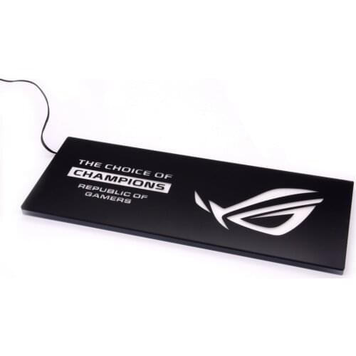 DIY Graphics Card backplate Light Cover Size 265x100x7mm 4Pin Use for GTX 1060/1070/1080/TITAN RX580 RGB / PSU Cover shroud