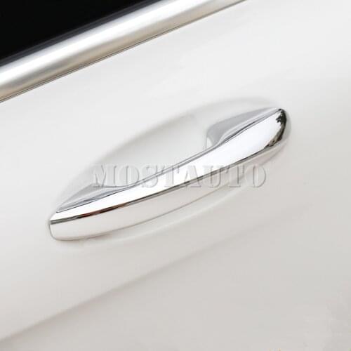 For Benz E Class W213 S213 ABS Exterior Car Door Handle Cover 2017-2018 5pcs Car Accessories Interior Car Decor Car Trim