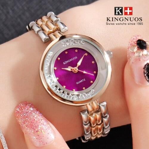 KINGNUOS Ladies Watch Stainless Steel