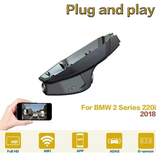 New Plug And Play For BMW 2 Series 220i 2018 High Quality Car DVR Wifi Video Recorder Dash Cam Camera