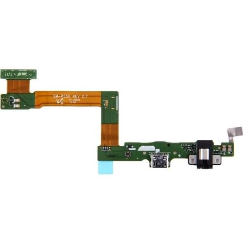 New for Charging Port & Headphone Jack Flex Cable for Galaxy Tab A 9.7 / P550 Repair, replacement, accessories