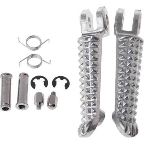 Motorcycle Front Aluminum Footrests For YAMAHA YZF R1 R6 R6S1998-2012 2003-2008