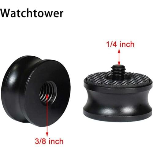 1/4 to 3/8 inch Camera Tripod Screw Light Microphone Stand Interchange Connector Tripod Conversion Screw For Dslr Monopod