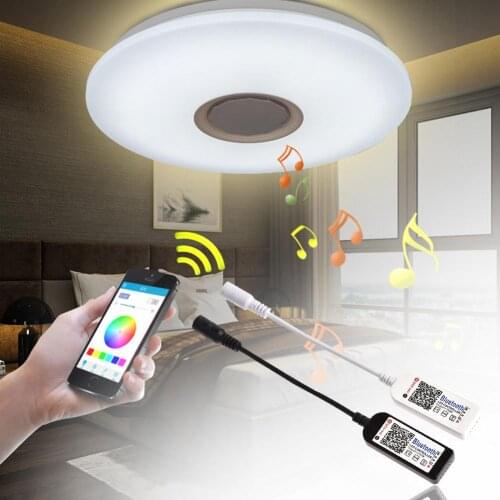 RGB LED Strip Controller Light Bar Bluetooth Lights String Music Lighting Wireless Control 4-Way 5-Pin Head 30m Remote