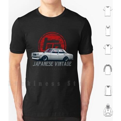 Japanese Vintage. Cressida Rx30 T Shirt Big Size 100% Cotton Cars Automotive Automobile Stance Sportcar Japan Drift Legend