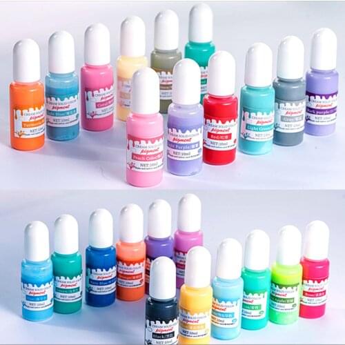10ml Glowing Powder Resin Pigment Crystal UV Epoxy Filling Material Resin Coloring Dye DIY Crafts Arts Jewelry Making Tool
