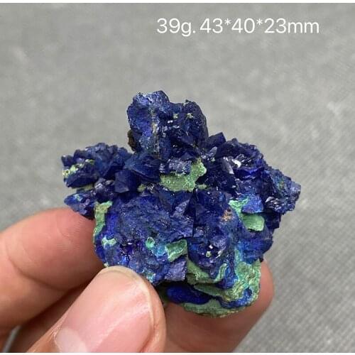 100% Natural beautiful Azurite and Malachite symbiotic mineral specimen crystal Stones and crystals Healing crystal