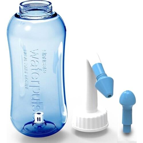 300ml Nasal Wash Neti Pot Sachets Sinus Nose Cleaner Bottle Nasal Irrigator Wash Pot Saline Children Baby Nose Care EF