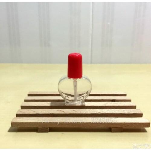 5ml Star Flower Heart Shape Plastic Nail Polish Bottle Refillable Empty Nail Oil Containers 50pcs Free shipping