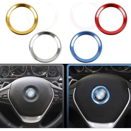 Car accessories Car Steering Wheel Center Decoration Case For BMW 1 3 4 5 7 Series M3 M5 E81 E87 F30 34 F10 X1 X3 Car styling