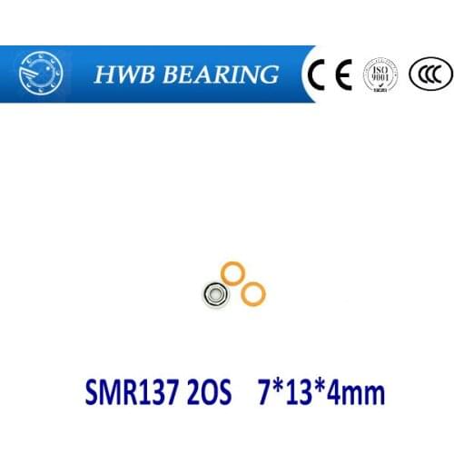 Free Shipping SMR137 2RS CB ABEC7 7X13X4mm Stainless Steel Hybrid Ceramic Bearings/Bike Bearings SMR137 2OS