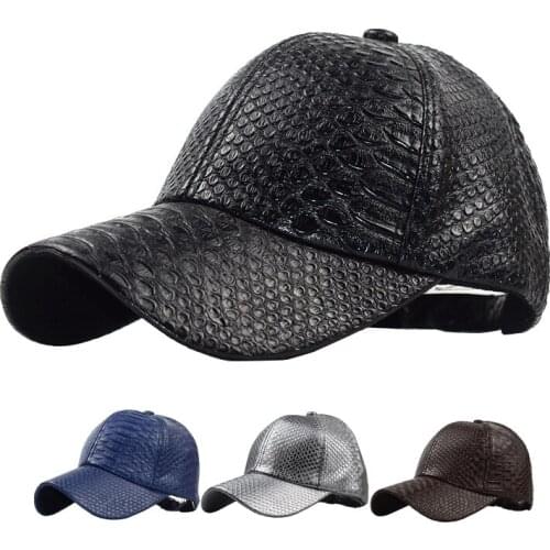 Unisex Fashion Solid Color Adjustable Baseball Cap Men PU Sports Peaked Cap Women Seasons Outing Snapback Sun Hats Couple Cap
