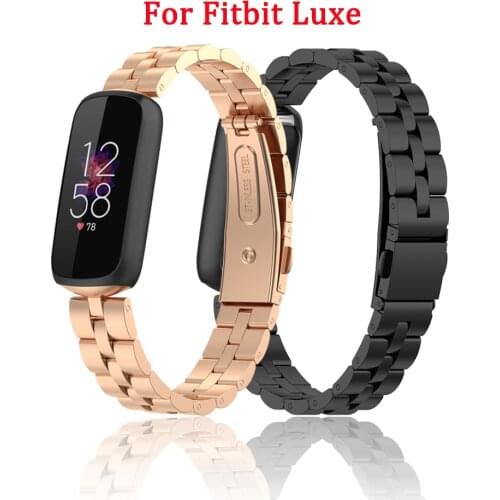 Bracelet For Fitbit Luxe Replacement Wristband Band Fashion Metal Stainless Steel Watch Strap for Fitbit luxe Smart Accessories