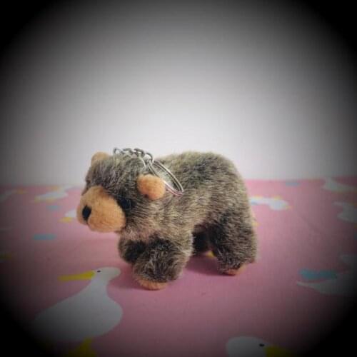 Little bear doll keychain cute little bear bag pendant plush toy children toys