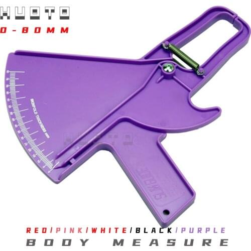 Fast shipment! Red color Slim Guide skinfold caliper Measure Body Fat Tester Keep Health Fitness 5pcs/lot