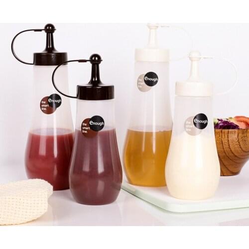 Household multifunctional kitchen oil bottle soy sauce bottle squeeze sauce bottle jam salad dressing squeeze bottle