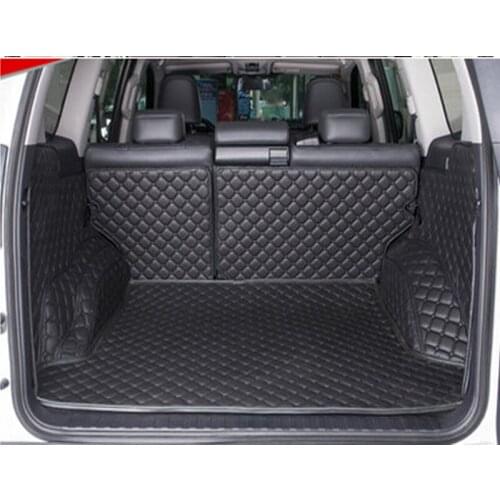 Car Travel )Good! Special trunk mats for Toyota Land Cruiser Prado 150 5seats 2016 waterproof boot carpets for Prado 2015-2010