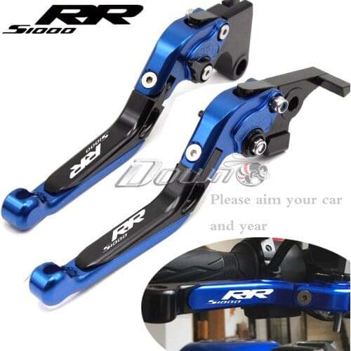 Laser Logo(S1000RR) CNC Adjustable Motorcycle Brake Clutch Levers For BMW S1000RR S1000 RR 2010-2018 2011 2012 2013 2014