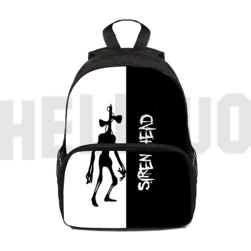 12/16 Inch Mini Bag Siren Head Backpack 3D Print School Children Anime Bag Bookbag Kids Cartoon Backpack Kindergarten Gift New
