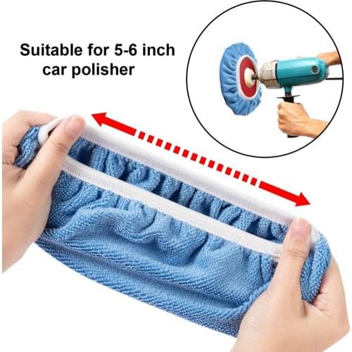 20Pcs 5-6Inch Car Polishing Sponge Pads Kit Buffing Waxing Foam Pad Buffer Set Polisher Machine Wax Pad