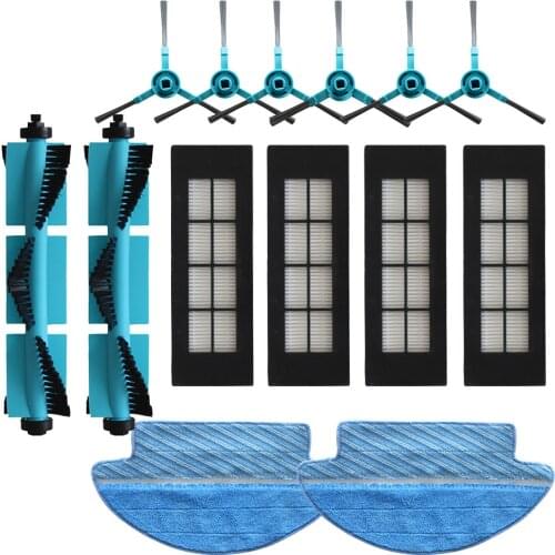 Mop cloth pad rag main brush roller side brushes HEPA filter for Cecotec Conga 3090 brush filter vacuum spare parts accessories