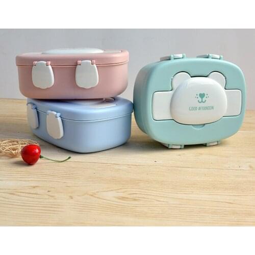Collapsible Japanese Lunch Box Portable Bento Box Plastic Foldable Food Container Storage Box For Kids Outdoor Lunch Box
