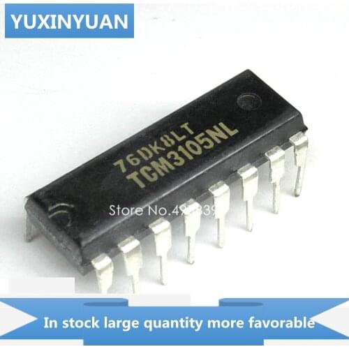 YUXINYUAN 10PCS/LOT TCM3105NL TCM 3105NL TCM3105 3105 TCM3105N DIP16 in stock in stock